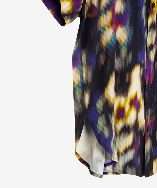 ISABEL MARANT（イザベルマラン）の「半袖シャツ（シャツ/ブラウス・メンズ・ブラック×イエロー・S/M）」の5枚目の写真