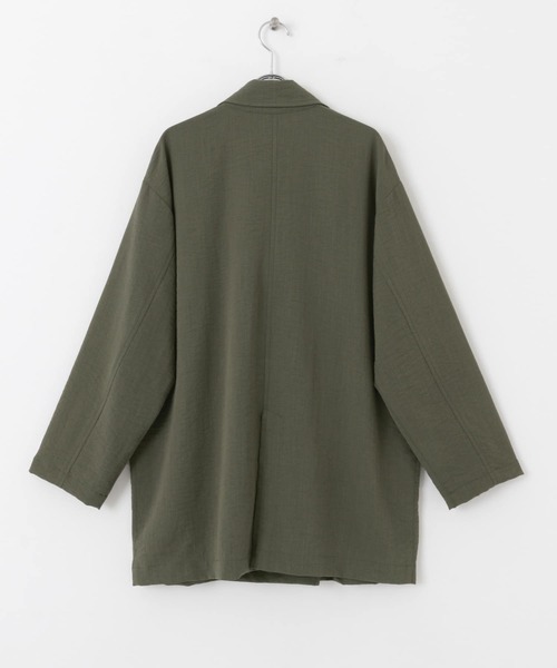 ITEMS URBANRESEARCH(アイテムズ アーバンリサーチ)の「リネンライクジャケット(テーラードジャケット・レディース・カーキ/ブラック・FREE)」の16枚目の写真