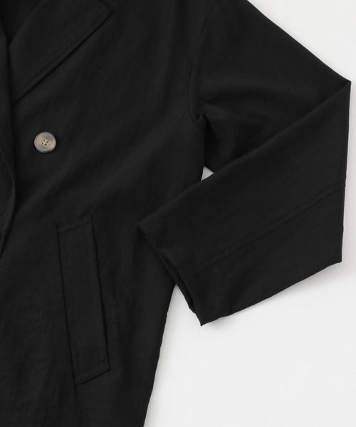ITEMS URBANRESEARCH(アイテムズ アーバンリサーチ)の「リネンライクジャケット(テーラードジャケット・レディース・カーキ/ブラック・FREE)」の22枚目の写真