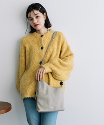 BEAURE ヴュレ カウレザー 樹脂ボール付き アシンメトリー ミニショルダー バッグ