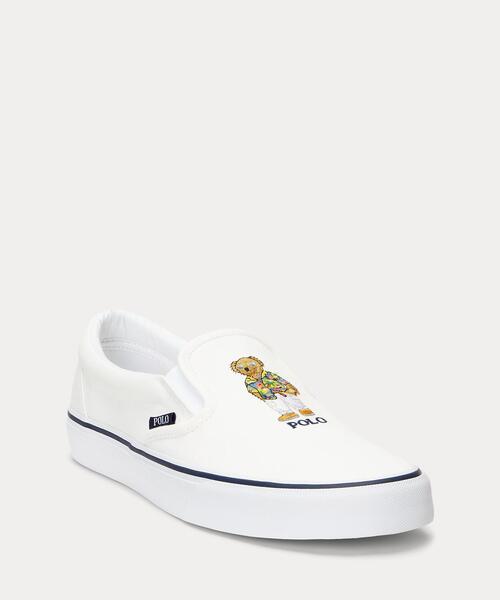 POLO RALPH LAUREN(ポロ ラルフ ローレン)の「Keaton Polo ベア スリップオン スニーカー(スリッポン・メンズ・ナチュラル・9.5D/9D/8.5D/8D/7.5D/7D/6D/5D/4D/10.5D/10D)」の7枚目の写真