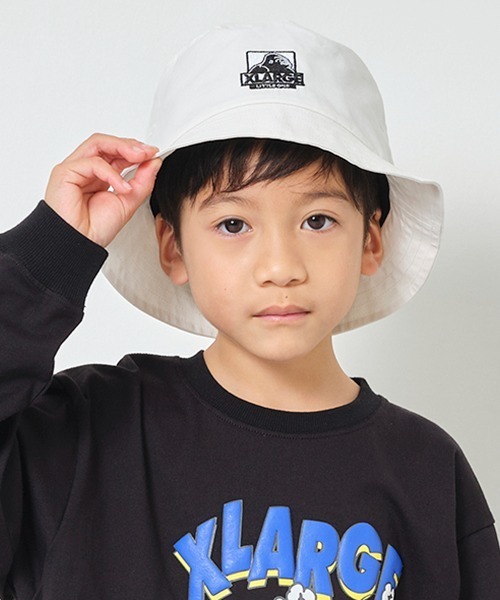 XLARGE KIDS（エクストララージキッズ）の「ボックスゴリラハット（ハット・キッズ・ブラック/ホワイト/ベージュ・XS(48-52)/S(52-56)）」の18枚目の写真
