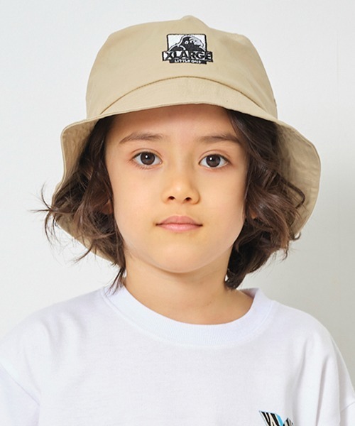 XLARGE KIDS（エクストララージキッズ）の「ボックスゴリラハット（ハット・キッズ・ブラック/ホワイト/ベージュ・XS(48-52)/S(52-56)）」の21枚目の写真