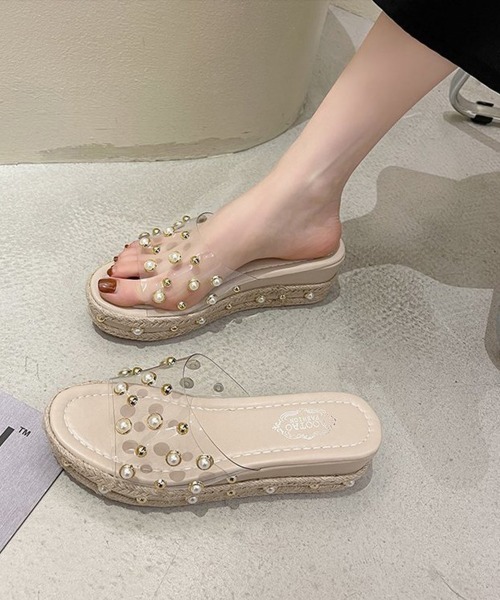 Miniministore(ミニミニストア)の「サボサンダル レディース ヒールサンダル(サンダル・レディース・ブラック/ベージュ・22.5cm/24.0cm/23.5cm/24.5cm/23.0cm)」の20枚目の写真