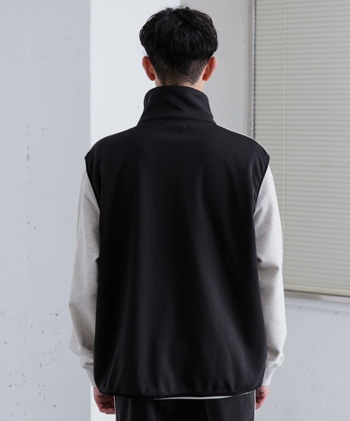 SENSE OF PLACE by URBAN RESEARCH(センスオブプレイスバイアーバンリサーチ)の「トラックジャージラインベスト(ベスト・メンズ・ブラック/ブラウン・MEDIUM/LARGE)」の19枚目の写真