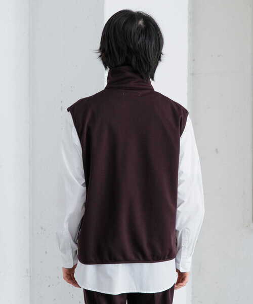 SENSE OF PLACE by URBAN RESEARCH(センスオブプレイスバイアーバンリサーチ)の「トラックジャージラインベスト(ベスト・メンズ・ブラック/ブラウン・MEDIUM/LARGE)」の22枚目の写真