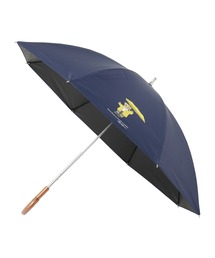 新品未使用タグ付　日本製ポロラルフローレンお馬さんジャガード織長傘　ブラック 雨傘】ポロ ラルフ ローレン (POLO RALPH LAUREN) ロゴ ジャ