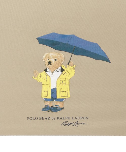 POLO RALPH LAUREN(ポロ ラルフ ローレン)の「遮光100% 遮熱 晴雨兼用日傘 長傘 軽量 レインベア(長傘・レディース・ベージュ/ダークブルー/オフホワイト/ブルー系その他3/カーキ・FREE)」の17枚目の写真