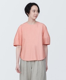 婦人 涼感 ブロード 半袖ブラウス