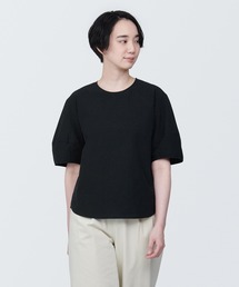 婦人　涼感　ブロード　半袖ブラウス