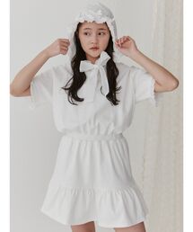 merry jenny | リボンフードミニワンピース(ワンピース)