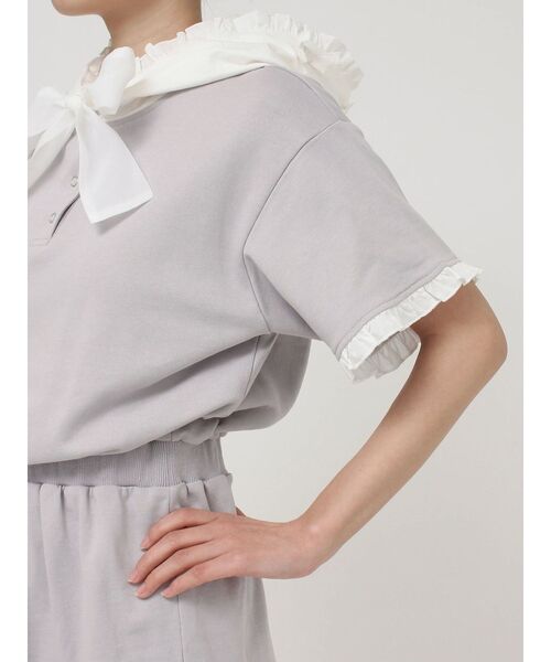 merry jenny（メリージェニー）の「リボンフードミニワンピース（ワンピース・レディース・ラベンダー/ブルー/オフホワイト・FREE）」の9枚目の写真