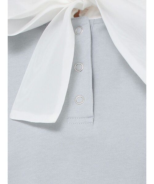 merry jenny（メリージェニー）の「リボンフードミニワンピース（ワンピース・レディース・ラベンダー/ブルー/オフホワイト・FREE）」の4枚目の写真