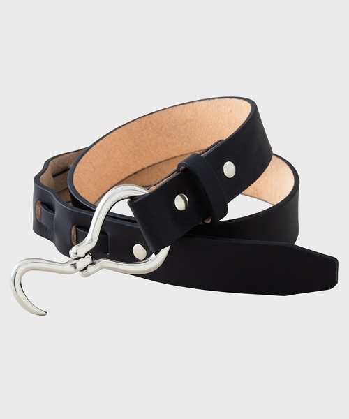 小物 ITTI HERRIE HOOK BELT / THUG HERRIE HOOK BELT / THUG | Saddle leather hook buckle belt