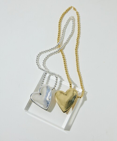 Firsthand（ファーストハンド）の「Firsthand/ファーストハンド LARGE HEART NECKLACE / ラージハートモチーフネックレス（ネックレス・レディース・シルバー/ゴールド・FREE）」の6枚目の写真