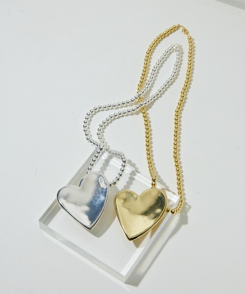 Firsthand（ファーストハンド）の「Firsthand/ファーストハンド LARGE HEART NECKLACE / ラージハートモチーフネックレス（ネックレス・レディース・シルバー/ゴールド・FREE）」の7枚目の写真