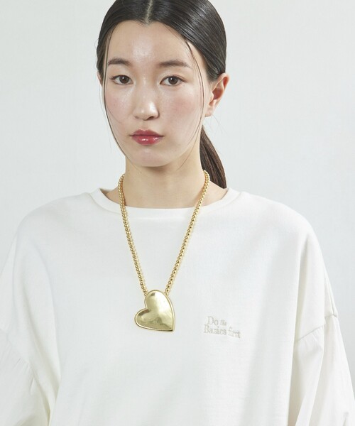 Firsthand（ファーストハンド）の「Firsthand/ファーストハンド LARGE HEART NECKLACE / ラージハートモチーフネックレス（ネックレス・レディース・シルバー/ゴールド・FREE）」の9枚目の写真