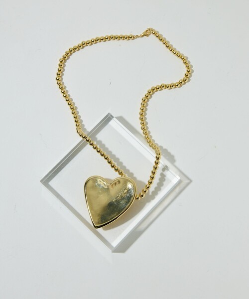 Firsthand（ファーストハンド）の「Firsthand/ファーストハンド LARGE HEART NECKLACE / ラージハートモチーフネックレス（ネックレス・レディース・シルバー/ゴールド・FREE）」の3枚目の写真