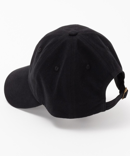 HusHusH（ハッシュアッシュ）の「HusHusH ハッシュアッシュ サイズ調整可能 ツイル刺繍キャップ（キャップ・レディース・アイボリー/ブラック/カーキ/ベージュ・フリー）」の5枚目の写真