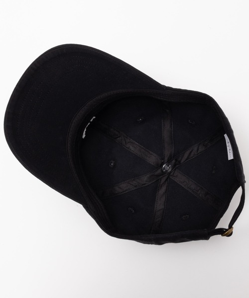 HusHusH（ハッシュアッシュ）の「HusHusH ハッシュアッシュ サイズ調整可能 ツイル刺繍キャップ（キャップ・レディース・アイボリー/ブラック/カーキ/ベージュ・フリー）」の7枚目の写真