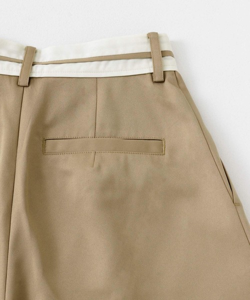 SENSE OF PLACE by URBAN RESEARCH（センスオブプレイスバイアーバンリサーチ）の「マーベルトデザインワイドパンツ（その他パンツ・レディース・ブラック/カーキ/ベージュ・SMALL/MEDIUM）」の19枚目の写真