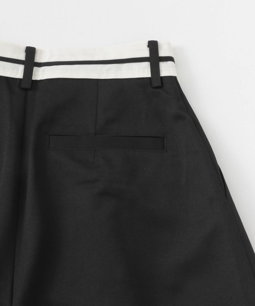 SENSE OF PLACE by URBAN RESEARCH（センスオブプレイスバイアーバンリサーチ）の「マーベルトデザインワイドパンツ（その他パンツ・レディース・ブラック/カーキ/ベージュ・SMALL/MEDIUM）」の20枚目の写真