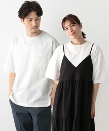 GLOBAL WORK | サラサラ快適DRYポケットTEE/半袖/986797(Tシャツ/カットソー)