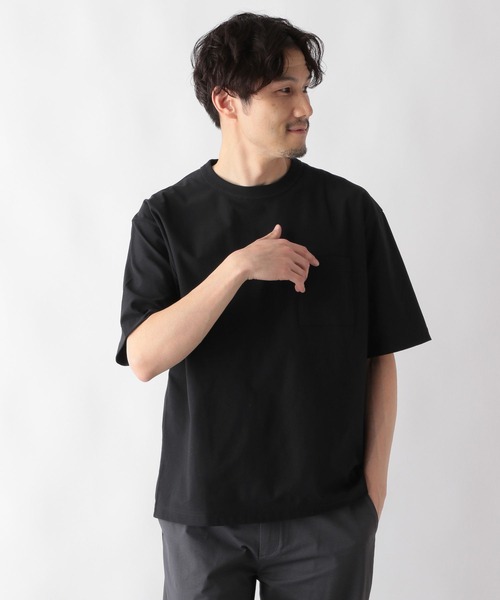 GLOBAL WORK（グローバルワーク）の「サラサラ快適DRYポケットTEE/半袖