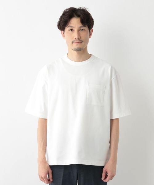 GLOBAL WORK（グローバルワーク）の「サラサラ快適DRYポケットTEE/半袖