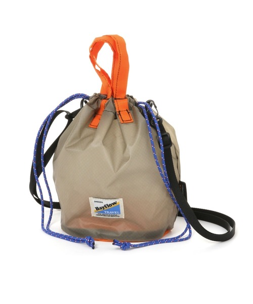 COBMASTER（コブマスター）の「【Cobmaster（コブマスター）×BAYFLOW】[軽量!!]巾着ポーチ（ショルダーバッグ・レディース・ホワイト/ブラック/グリーン/ブラウン/ピンク・0）」の22枚目の写真