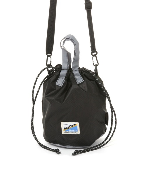 COBMASTER（コブマスター）の「【Cobmaster（コブマスター）×BAYFLOW】[軽量!!]巾着ポーチ（ショルダーバッグ・レディース・ホワイト/ブラック/グリーン/ブラウン/ピンク・0）」の19枚目の写真