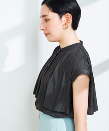 NOLLEY’S Sophi | 割織ケープギャザーブラウス(シャツ/ブラウス)
