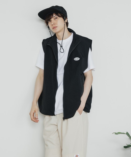 SUGGESTION（サジェッション）の「SUGGESTION/サジェッション ナイロンスタンドベスト（ベスト・メンズ・ブラック/グリーン/グレー・M/L）」の13枚目の写真