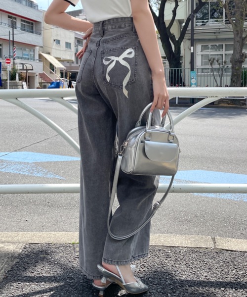 one wayザッカ(ワンウェイザッカ)の「エナメル2wayミニボストン(ボストンバッグ・レディース・ブラック/シルバー・FREE)」の15枚目の写真