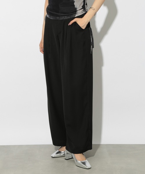 SETUP7（セットアップセブン）の「【SETUP7】ピンタックワイドルーズスラックス SCCH538（スラックス・レディース・グレー/ブラック・S/M）」の16枚目の写真