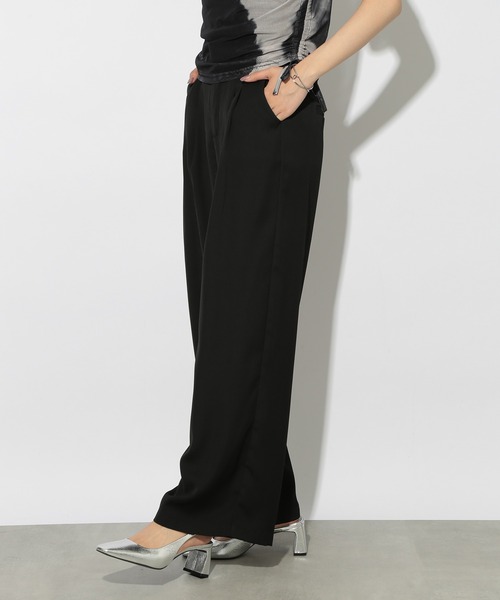 SETUP7（セットアップセブン）の「【SETUP7】ピンタックワイドルーズスラックス SCCH538（スラックス・レディース・グレー/ブラック・S/M）」の17枚目の写真