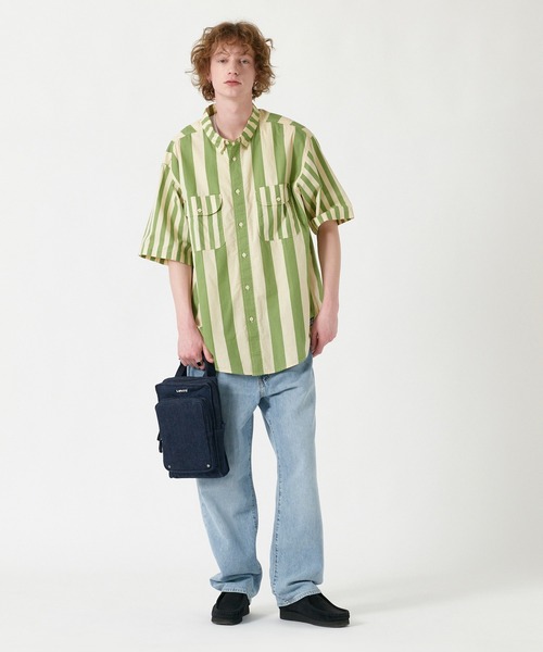 Levi's(リーバイス)の「Levi's/リーバイス ジップ スリング バッグ ネイビー(ボディバッグ/ウエストポーチ・メンズ・ダークインディゴブルー・OS)」の6枚目の写真