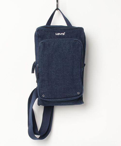 Levi's(リーバイス)の「Levi's/リーバイス ジップ スリング バッグ ネイビー(ボディバッグ/ウエストポーチ・メンズ・ダークインディゴブルー・OS)」の5枚目の写真