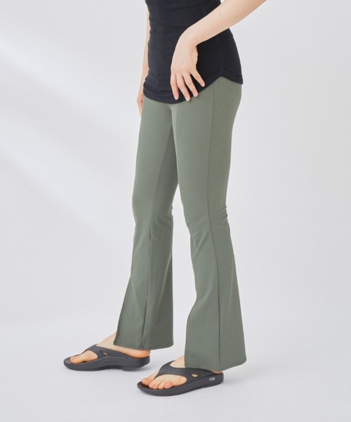 G.O.A フレア リブ カーゴ パンツ 楽天市場】カーゴパンツ カーゴパンツ フレアパンツ スリム