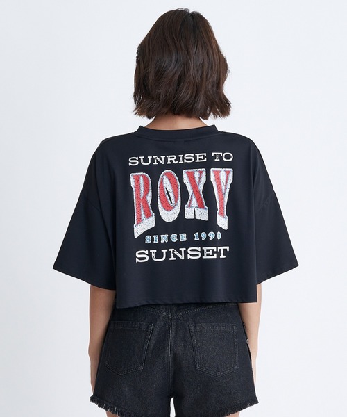 ROXY(ロキシー)の「SUNRISE TO SUNSET TE/ロキシーショート丈バックプリント半袖ラッシュガード(水着)(ラッシュガード・レディース・ブラック/ホワイト/グリーン・LARGE/MEDIUM/SMALL)」の13枚目の写真