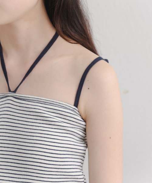 MILLER(ミラー)の「【Miller別注】コットンチョーカーキャミソール(キャミソール・レディース・ホワイト系その他/ネイビー・FREE)」の17枚目の写真