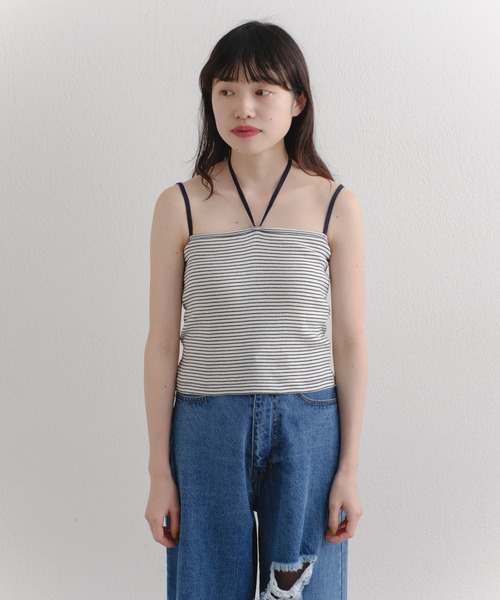 MILLER(ミラー)の「【Miller別注】コットンチョーカーキャミソール(キャミソール・レディース・ホワイト系その他/ネイビー・FREE)」の12枚目の写真