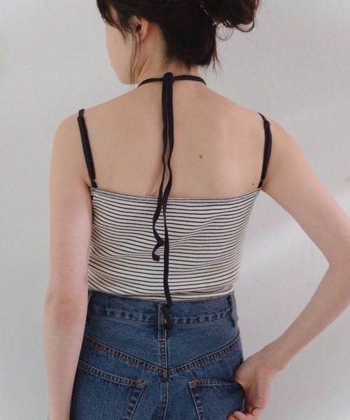 MILLER(ミラー)の「【Miller別注】コットンチョーカーキャミソール(キャミソール・レディース・ホワイト系その他/ネイビー・FREE)」の10枚目の写真