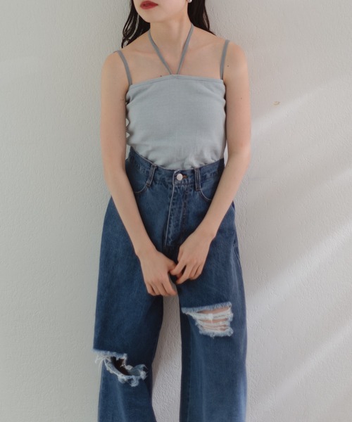 MILLER(ミラー)の「【Miller別注】コットンチョーカーキャミソール(キャミソール・レディース・ホワイト系その他/ネイビー・FREE)」の21枚目の写真