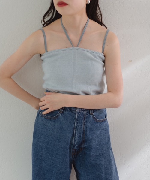 MILLER(ミラー)の「【Miller別注】コットンチョーカーキャミソール(キャミソール・レディース・ホワイト系その他/ネイビー・FREE)」の22枚目の写真