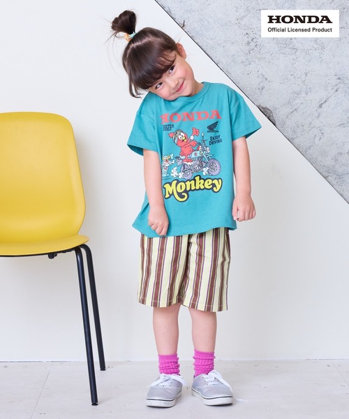 MARKEY'S(マーキーズ)の「【Honda】別注プリントTシャツ(80~130cm)(Tシャツ/カットソー・キッズ・グリーン/ブラック/杢グレー・120/110/100/90/130/80)」の4枚目の写真