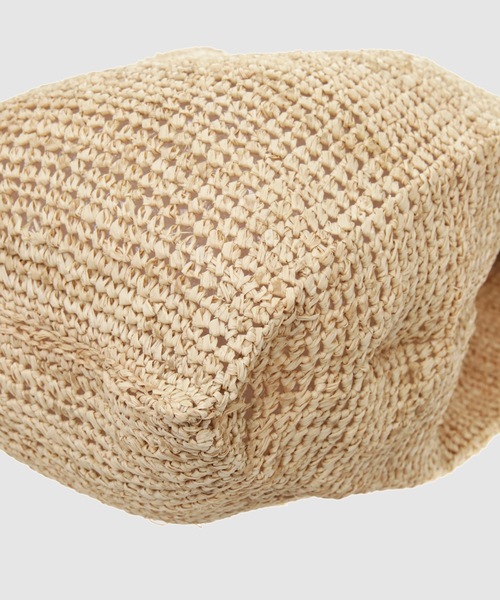 seya.（セヤ）の「MINI RAFFIA BAG（トートバッグ・レディース・ベージュ・F）」の4枚目の写真