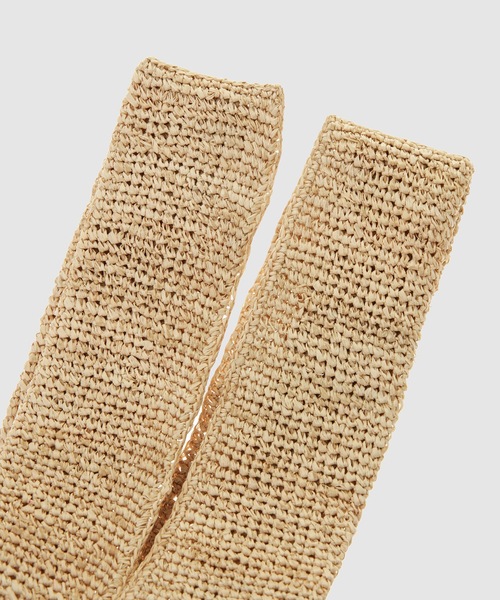 seya.（セヤ）の「MINI RAFFIA BAG（トートバッグ・レディース・ベージュ・F）」の3枚目の写真