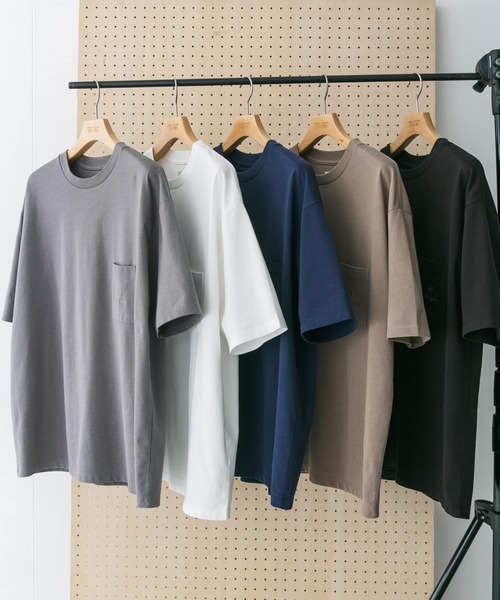 Snow Peak（スノーピーク）の「『別注』Snow Peak Apparel×DOORS　Pocket Logo T-shirts（Tシャツ/カットソー・メンズ・ホワイト/ベージュ/ネイビー/ブラック/グレー・LARGE/MEDIUM/X-LARGE）」の20枚目の写真