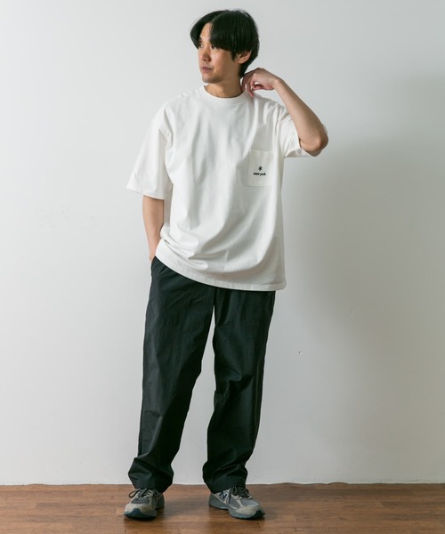 Snow Peak（スノーピーク）の「『別注』Snow Peak Apparel×DOORS　Pocket Logo T-shirts（Tシャツ/カットソー・メンズ・ホワイト/ベージュ/ネイビー/ブラック/グレー・LARGE/MEDIUM/X-LARGE）」の15枚目の写真